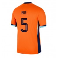 Camiseta Países Bajos Nathan Ake #5 Primera Equipación Eurocopa 2024 manga corta